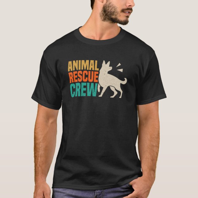 Camiseta Animals Over People Animal Activist Rescue Conserv (Anverso)