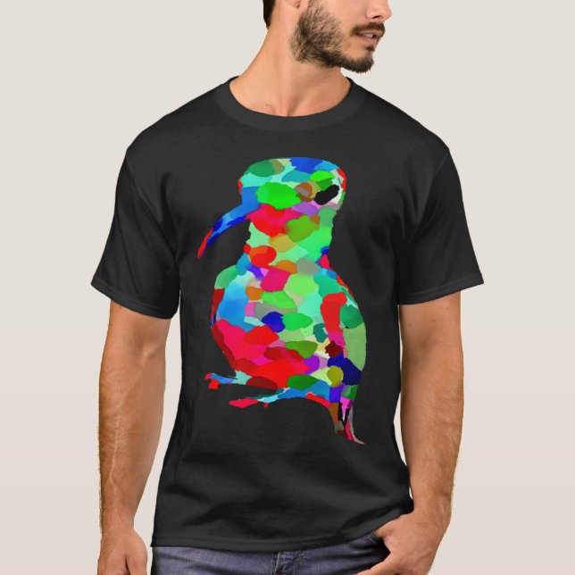 Camiseta AnimalsAtPlay Bright Colorful Hummingbird (Anverso)