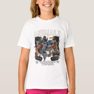 Camiseta Animalz Band World Tour