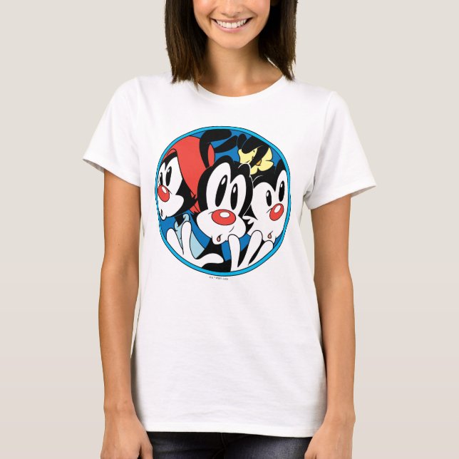 Camiseta Animaniacs | Gráfico circular de hermanos Warner (Anverso)