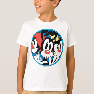 Camiseta Animaniacs Gráfico circular de hermanos Warner