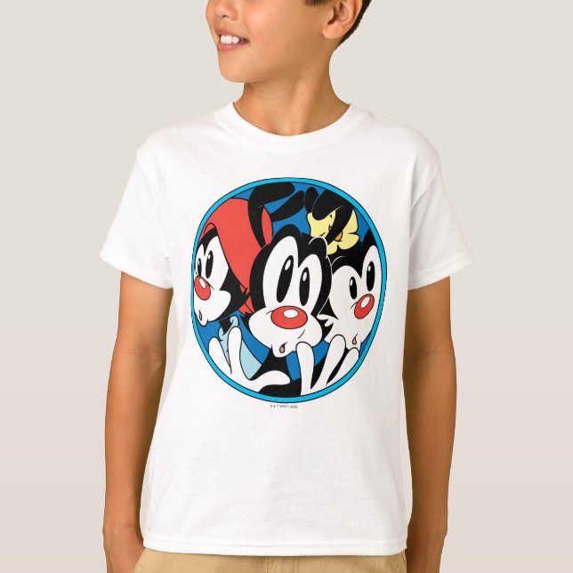 Camiseta Animaniacs | Gráfico circular de hermanos Warner (Anverso)