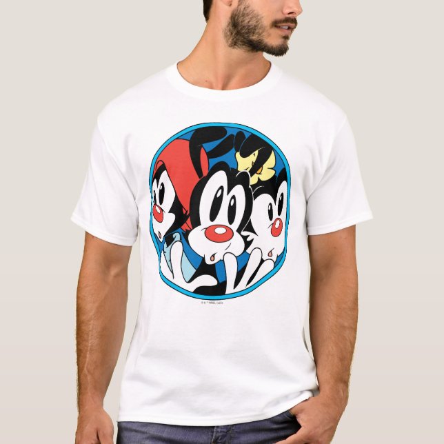 Camiseta Animaniacs | Gráfico circular de hermanos Warner (Anverso)