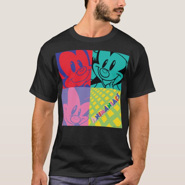 Camiseta Animaniacs | Gráfico de arte pop de Warner Sibling (Anverso)