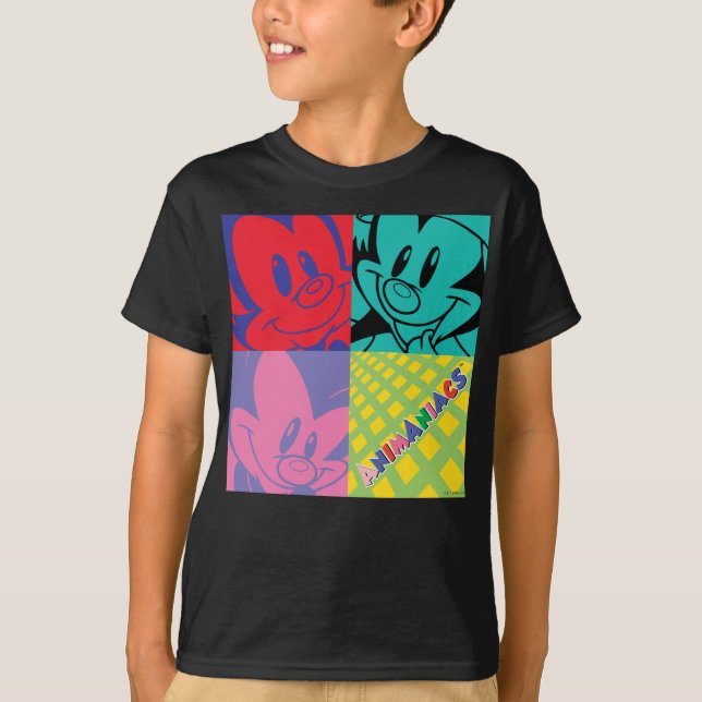 Camiseta Animaniacs | Gráfico de arte pop de Warner Sibling (Anverso)