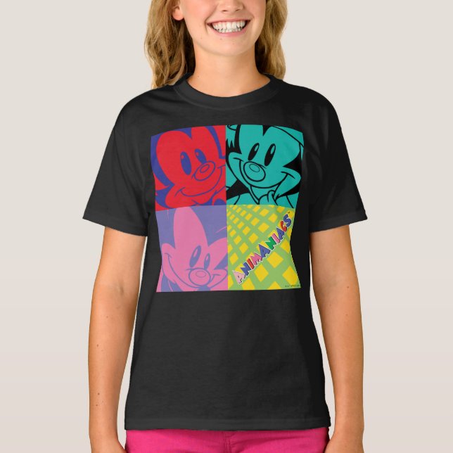 Camiseta Animaniacs | Gráfico de arte pop de Warner Sibling (Anverso)