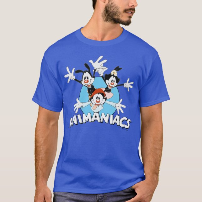 Camiseta Animaniacs | Warner Siblings Arms Wide Graphic (Anverso)