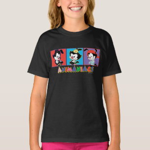 Camiseta Animaniacs   Yakko, Dot, & Wakko Panel Graphic