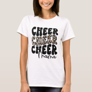 Camiseta Animar a Mamá Leopardo Orgullosa Madre de Porrista