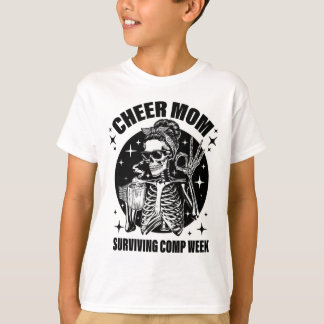 Camiseta Animar a mamá sobrevivir fin de semana de competic