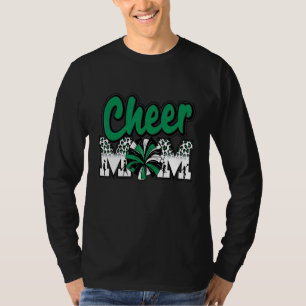 Camiseta Animar a mamá verde negro blanco leopardo letras a