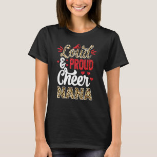 Camiseta Animar a Nana Mayor Fan Estampado de Leopardo y Po