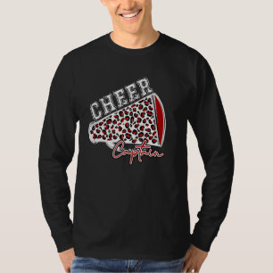 Camiseta Animar CAPITÁN Leopardo Guepardo Megáfono Granate