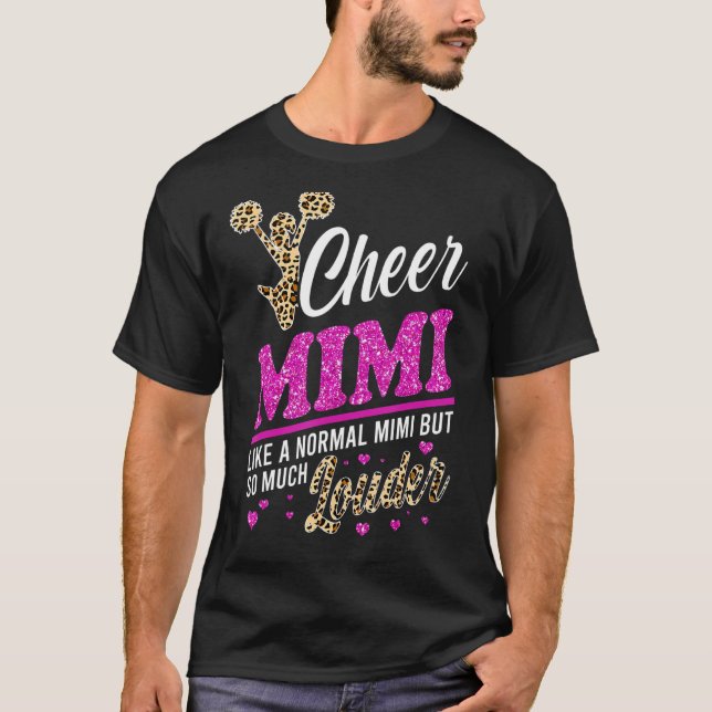 Camiseta Animar La Impresión De Leopardo De Ventiladores Má (Anverso)