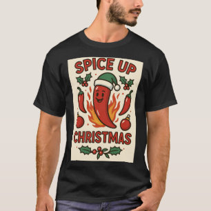 Camiseta Animar la Navidad – Alegría Navideña con Pimienta 