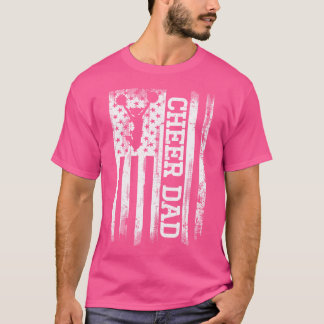 Camiseta Animar Papá Bandera Americana Animadora Rebelde An