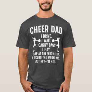 Camiseta Animar Papá Porrista Papá de una Porrista Padre