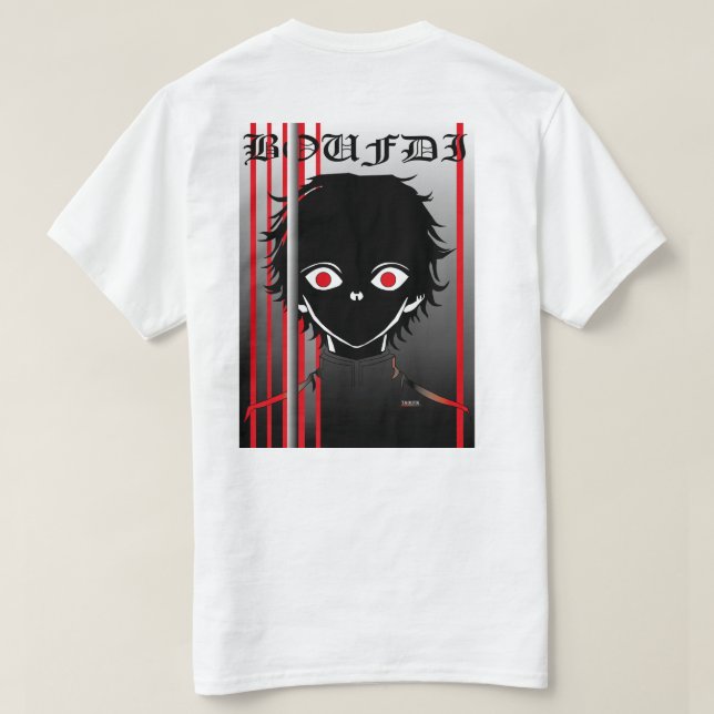 Camiseta anime (Reverso del diseño)