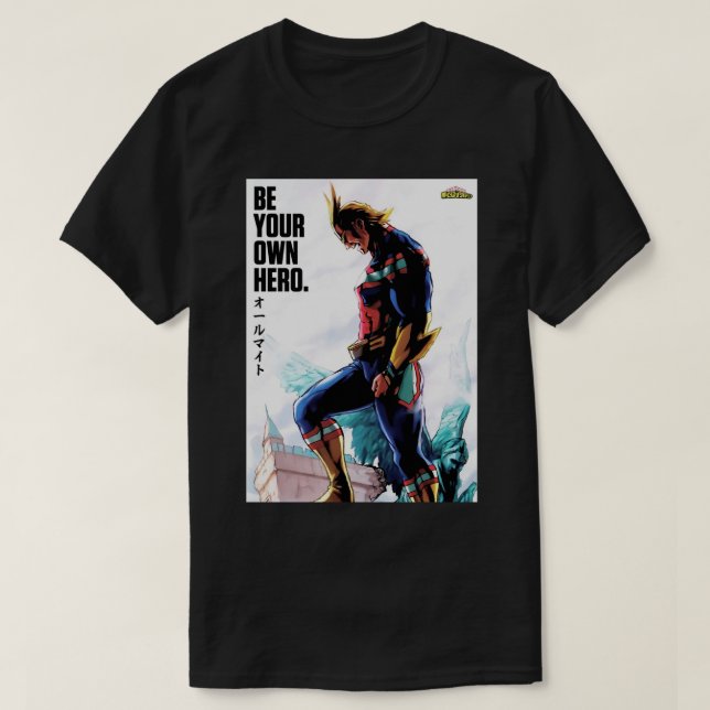 Camiseta Anime Academia Todo Podría (Diseño del anverso)
