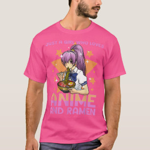 Camiseta Anime Art For Women Adolescentes Chicas Anime Merc