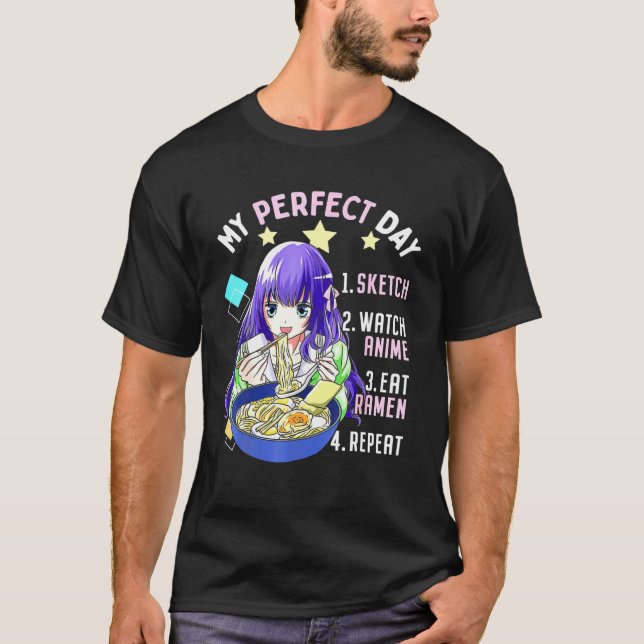 Camiseta Anime Art For Women Adolescentes Chicas Anime Merc (Anverso)