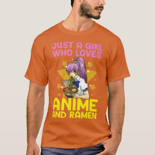 Camiseta Anime Art For Women Adolescentes Chicas Anime Merc