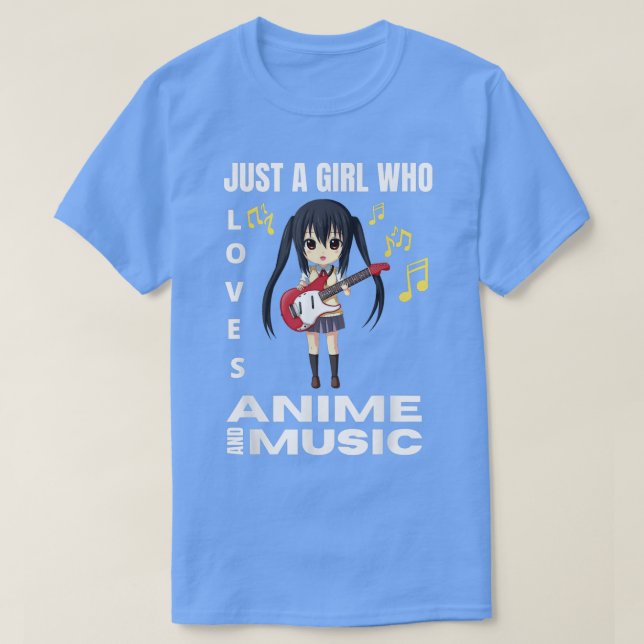 Camiseta Anime Art For Women Adolescentes Chicas Anime Merc (Diseño del anverso)