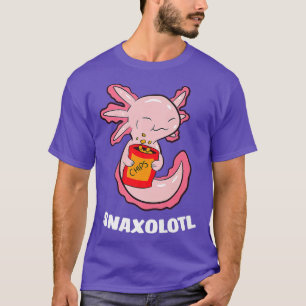 Camiseta Anime Axolotl Waifu Que Ama A Anime Ramen Y Sketc