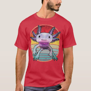 Camiseta Anime Axolotl Waifu Que Ama A Anime Ramen Y Sketc