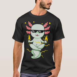 Camiseta Anime Axolotl Waifu Que Ama A Anime Ramen Y Sketc