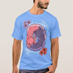 Camiseta Anime Axolotl Waifu Que Ama A Anime Ramen Y Sketc