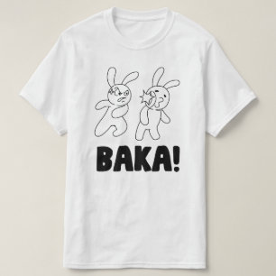 Camiseta Anime Baka Rabbit Slap Japonés