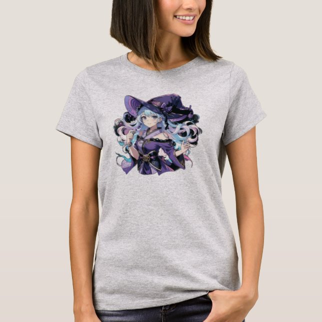 Camiseta Anime/Bruja/Halloween (Anverso)