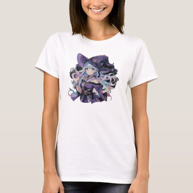 Camiseta Anime/Bruja/Halloween (Anverso)