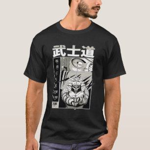 Camiseta Anime Bushido Samurai Guerrera Katana Mial