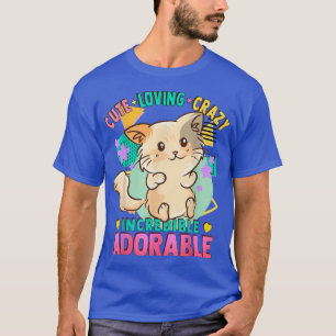 Camiseta Anime Cat Kitten Cute Kawaii Amo El Loco Adorab