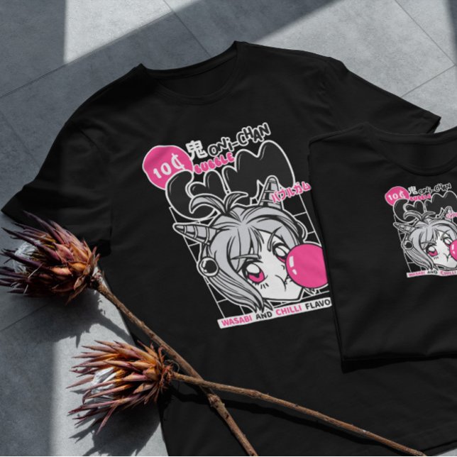 Camiseta Anime Chica Bubble Gum (Subido por el creador)