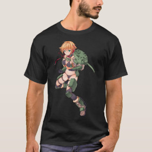 Camiseta Anime chica con diseño de arma genial