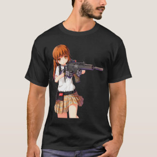 Camiseta Anime chica con diseño de arma genial