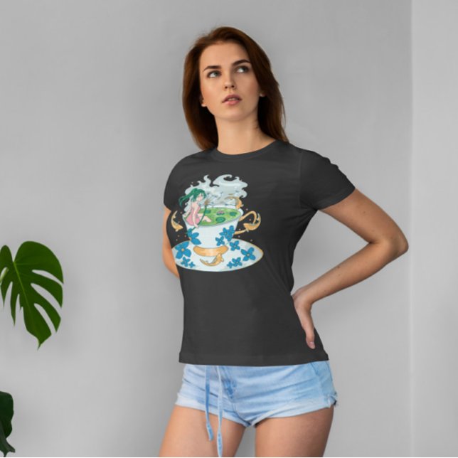 Camiseta Anime Chica En Tea Cup (Subido por el creador)