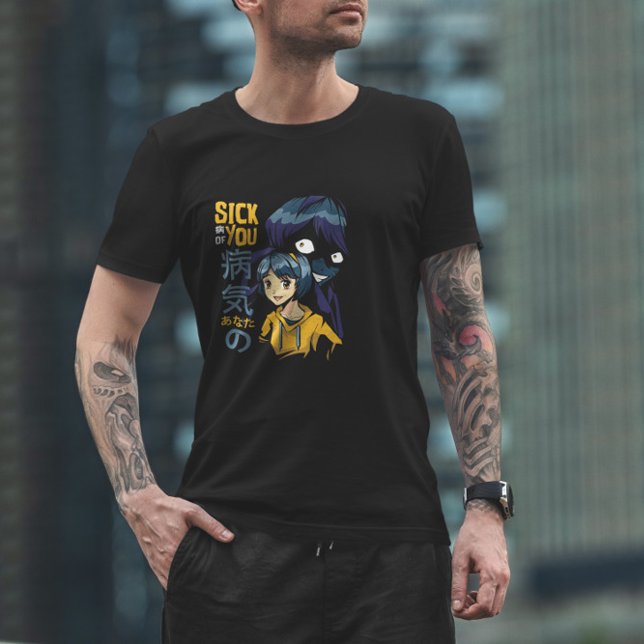 Camiseta Anime Chica Evil Shadow (Subido por el creador)