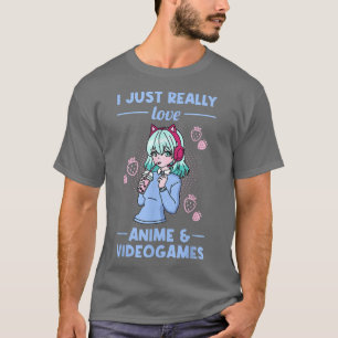 Camiseta Anime Chica Gaming Lover Otaku Anime Boba Bubble T