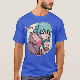 Camiseta Anime Chica Kawaii Fresa Leche Manga Japonesa O