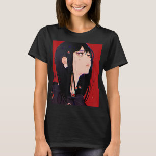 Camiseta Anime Chica Kawaii Waifu Manga O estésica japonesa