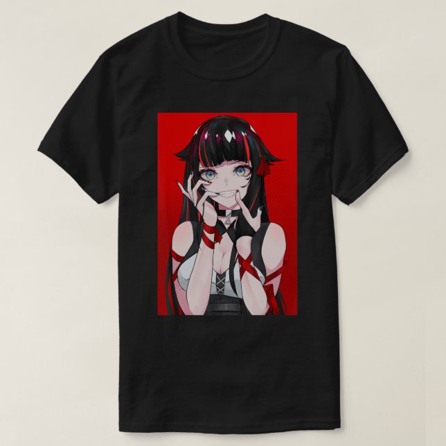 Camiseta Anime Chica Kawaii Waifu Manga O estésica japonesa (Diseño del anverso)