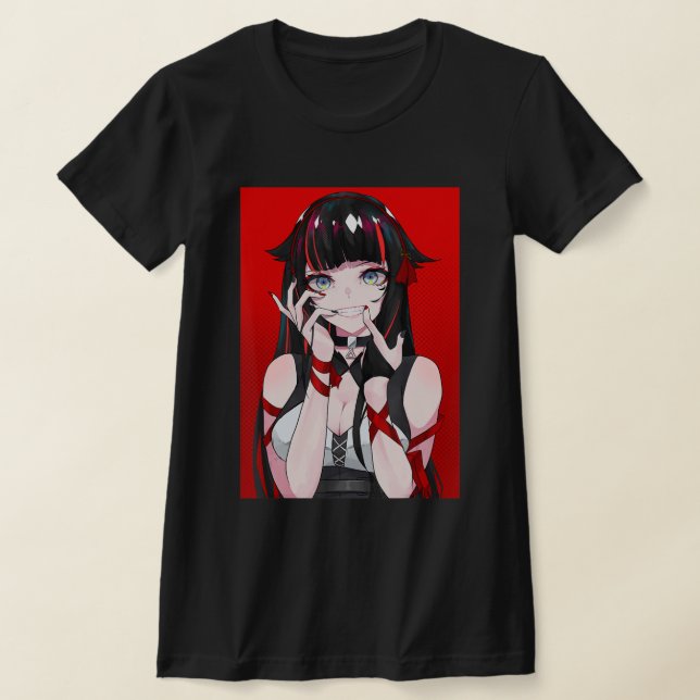 Camiseta Anime Chica Kawaii Waifu Manga O estésica japonesa (Distribución)
