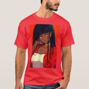 Camiseta Anime Chica Kawaii Waifu Manga O estésica japonesa