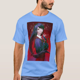 Camiseta Anime Chica Kawaii Waifu Manga O estésica japonesa