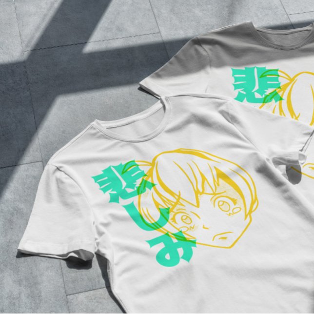 Camiseta Anime Chica Llorando (Subido por el creador)