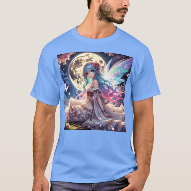Camiseta Anime Chica Moon Fairy Princess in Garden (Anverso)
